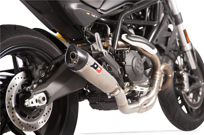 Système d'échappement tri-cône en titane Ducati Monster 797 QD