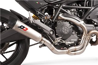 Système d'échappement tri-cône en titane Ducati Monster 797 QD