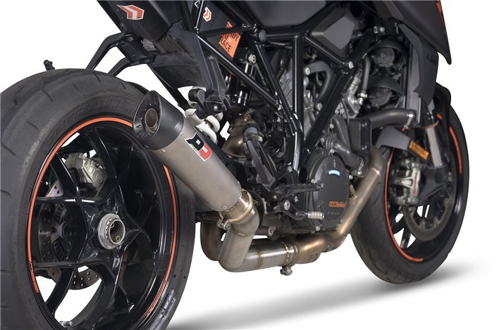 TriCone-Schalldämpfer-Auspuffanlage, zugelassen für KTM 1290 SUPERDUKE 2015–2019 QD