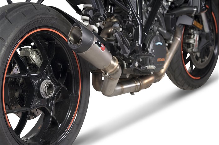 Système d'échappement en titane GUNSHOT 60 RACING KTM 1290 SUPERDUKE 2015-2019 QD