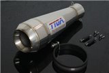 Terminale inox stile motogp (4 tempi) 64mm maggot Tyga Honda CBR1000 2004-7