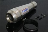 Terminale inox stile motogp (4 tempi) 64mm maggot Tyga Honda CBR1000 2004-7