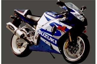 Terminale di scarico exhaust auspuff Suzuki GSX 1000 R 2001 02 marving