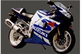 Terminale di scarico exhaust auspuff Suzuki GSX 1000 R 2001 02 marving