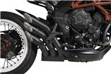 Système d'échappement Power-Gun Dark Euro 4 / Euro 5 MV AGUSTA DRAGSTER 800 QD