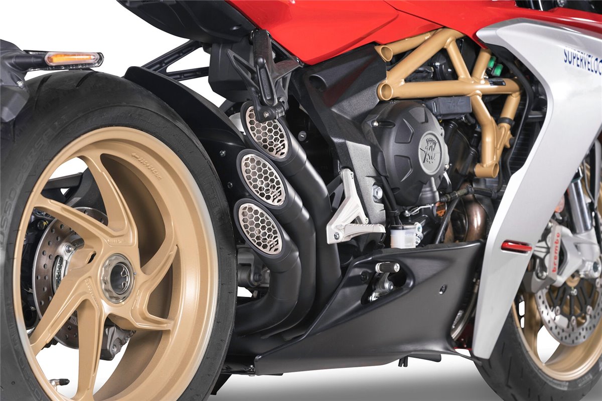 Power-Gun Dark Euro 4 / Euro 5 Auspuffanlage MV Agusta Superveloce 800 QD