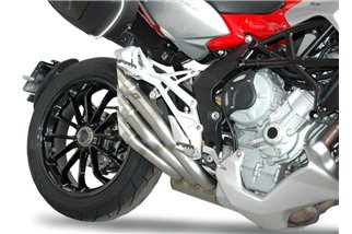 Système d'échappement Power Gun Silver Terminal MV-Agusta Stradale QD