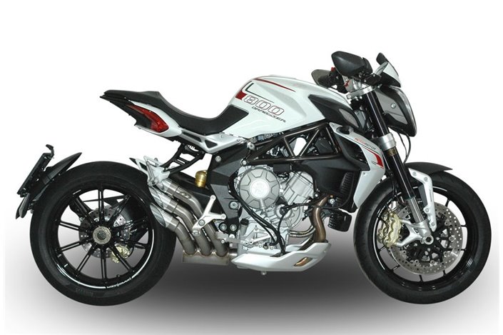 Impianto di Scarico Terminale Power-Gun EURO3 MV Agusta Dragster 800 QD