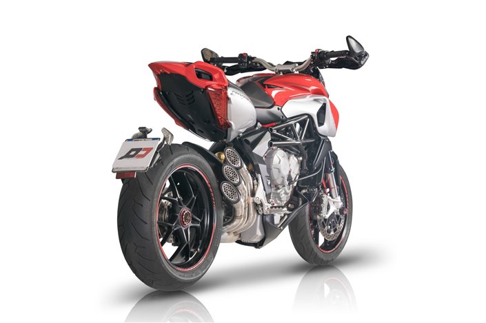 Power-Gun Auspuffanlage MV Agusta Rivale 800 QD