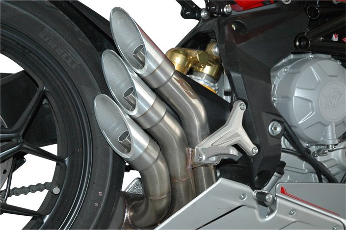 Impianto di Scarico Terminale Power-Gun Euro3 MV Agusta F3 675/800 QD