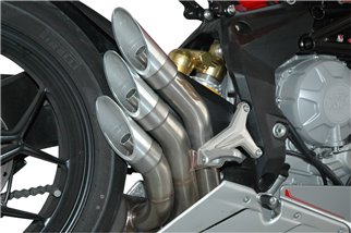 Power-Gun Terminal-Auspuffanlage Euro 4 / Euro 5 Mv Agusta F3 QD