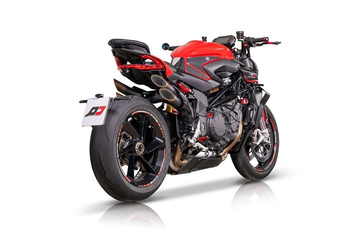 Impianto di Scarico Terminale Power-Gun Dark Bronze EURO 4 – EURO 5 Mv Agusta Brutale 1000 RR/RS QD