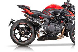 Impianto di Scarico Terminale Power-Gun Dark Bronze EURO 4 – EURO 5 Mv Agusta Brutale 1000 RR/RS QD