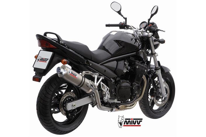 Terminale Scarico Mivv Oval Inox Suzuki Gsf 650 Bandit 2005 - 2006