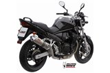 Schalldämpfer Escape Mivv Oval Edelstahl Suzuki Gsf 650 Bandit 2005 - 2006