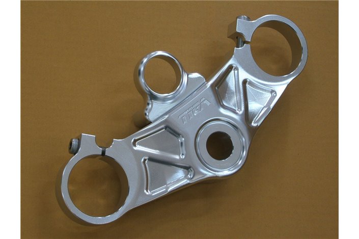 Top té de fourche cnc silver Tyga Aprilia RS250