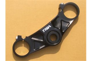 Top triple clamp cnc black Tyga Aprilia RS250