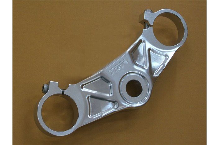 Top triple clamp cnc silver Tyga Aprilia RS250