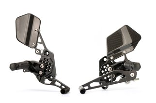 RearsetsAs31Gt Black Gilles Tooling Ducati 749 H5 2005 - 2006