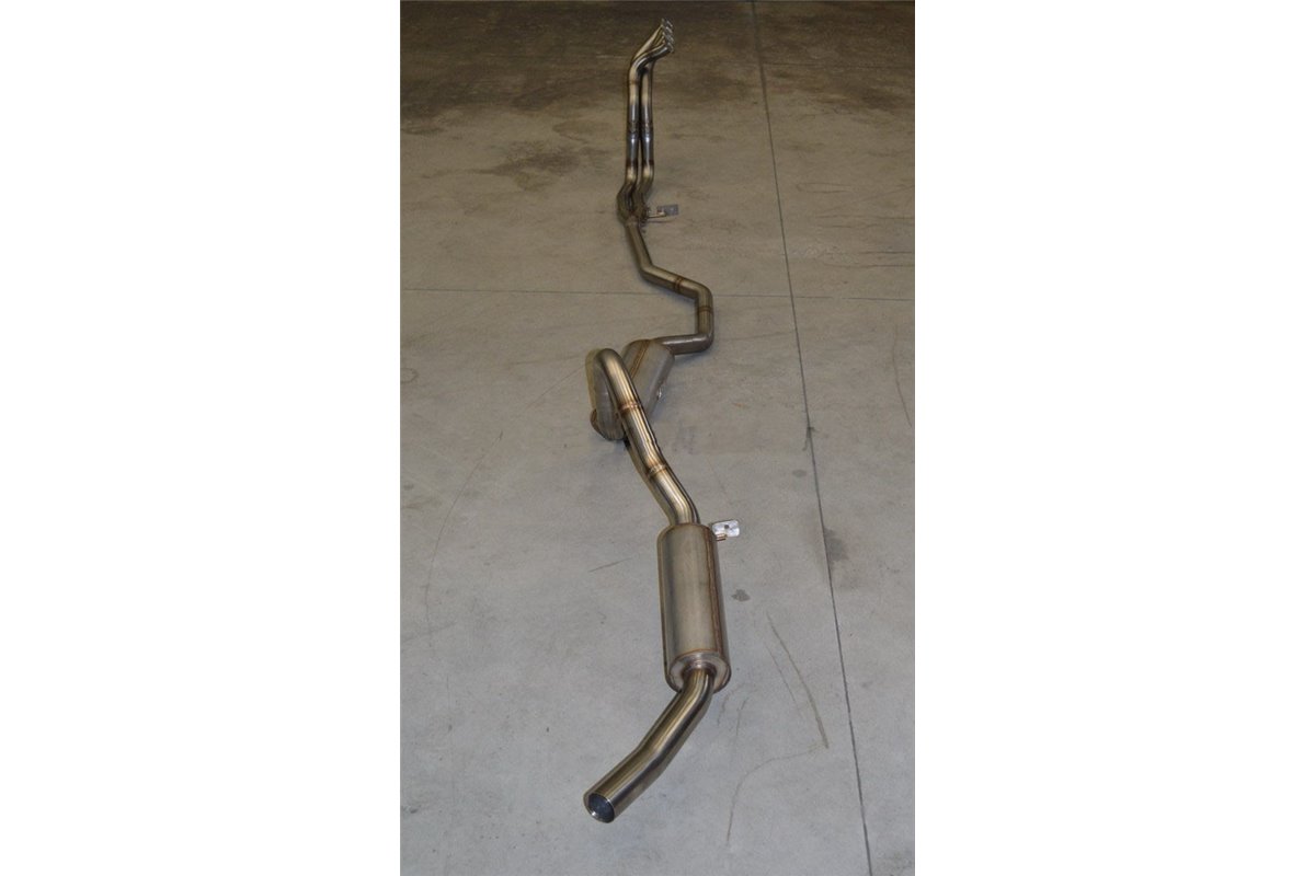 COMPLETE EXHAUST CENTRAL AND TERMINAL MANIFOLD FOR ALFA ROMEO GIULIA 1300 GT JUNIOR STEEL