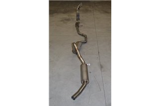 COMPLETE EXHAUST CENTRAL AND TERMINAL MANIFOLD FOR ALFA ROMEO GIULIA 1300 GT JUNIOR STEEL