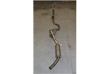 COMPLETE EXHAUST CENTRAL AND TERMINAL MANIFOLD FOR ALFA ROMEO GIULIA 1300 GT JUNIOR STEEL