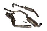 COMPLETE EXHAUST CENTRAL AND TERMINAL MANIFOLD FOR ALFA ROMEO GIULIA 1600 GT JUNIOR STEEL