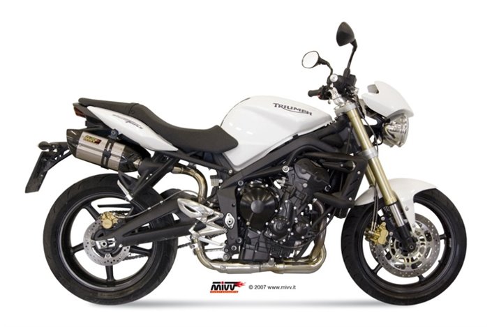 Silencieux Echappement Mivv Suono Inox Triumph Street Triple 675 2007 - 2012