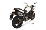 Schalldämpfer Escape Mivv Suono Edelstahl Triumph Street Triple 675 2007 - 2012