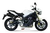 Silencers Exhaust Mivv Suono Black Black Stainless Steel Triumph Street Triple 675 2007 - 2012