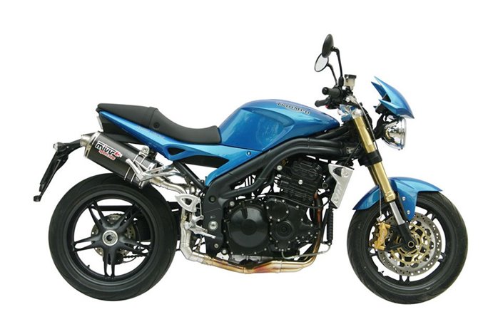 Terminali Scarico Mivv Oval Carbonio Triumph Speed Triple 1050 R S Rs 2005 - 2006