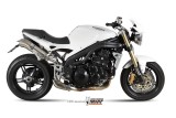 Terminali Scarico Mivv Ghibli S Inox Triumph Speed Triple 1050 R S Rs 2007 - 2010