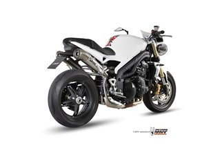 Terminali Scarico Mivv Ghibli S Inox Triumph Speed Triple 1050 R S Rs 2007 - 2010