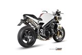 Terminali Scarico Mivv Ghibli S Inox Triumph Speed Triple 1050 R S Rs 2007 - 2010