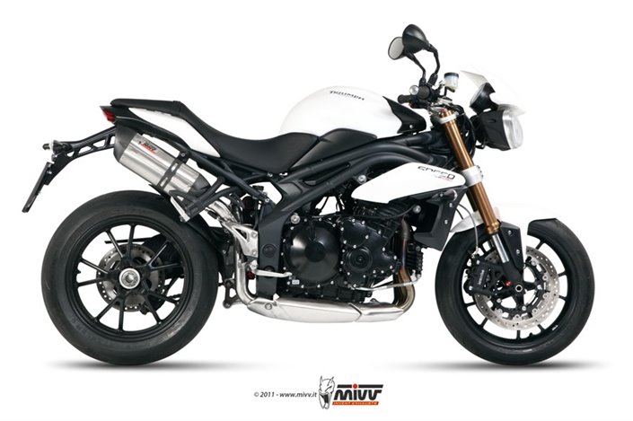 Terminali Scarico Mivv Suono Inox Triumph Speed Triple 1050 R S Rs 2011 - 2015