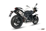 Schalldämpfer Escape Mivv Suono Edelstahl Triumph Speed Triple 1050 RS Rs 2011 - 2015