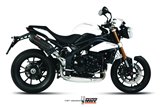 Silencers Exhaust Mivv Suono Black Black Stainless Steel Triumph Speed Triple 1050 R S Rs 2011 - 2015