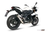 Schalldämpfer Escape Mivv Ghibli Edelstahl Triumph Speed Triple 1050 RS Rs 2011 - 2015