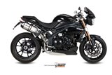 Silencers Exhaust Mivv Speed Edge Stainless Steel Triumph Speed Triple 1050 R S Rs 2011 - 2015