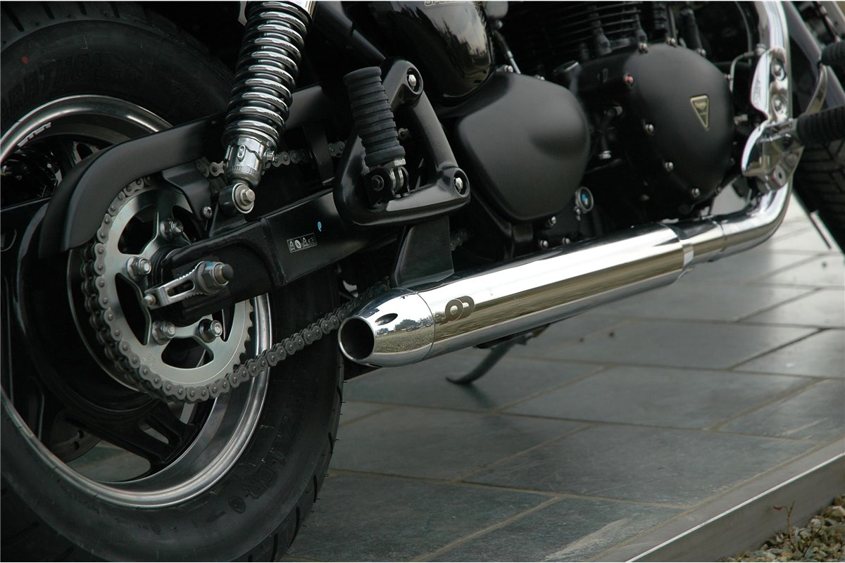 Auspuffanlage Paar Slip-on-Terminals Triumph Speedmaster / America QD