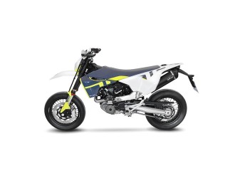 Sistema Di Scarico Completo Leovince 14075 Nero Husqvarna...