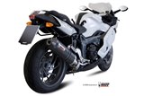 Silencer Exhaust Mivv Oval Carbon With Carbon Cup Bmw K 1300 S 2009 - 2016