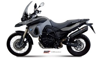 Silencieux Echappement Mivv Suono Noir Noir Inox Bmw F 800 Gs 2008 - 2017