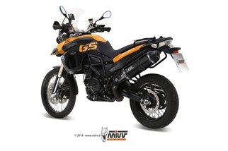 Schalldämpfer Escape Mivv Speed Edge Schwarz Schwarz Edelstahl Bmw F 800 Gs 2008 - 2017