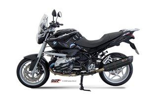 Schalldämpfer Escape Mivv Suono Schwarz Schwarz Edelstahl Bmw R 1200 R 2008 - 2010