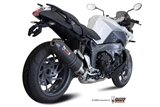 Terminale Scarico Mivv Oval Carbonio Con Coppa Carbonio Bmw K 1300 R 2009 - 2016