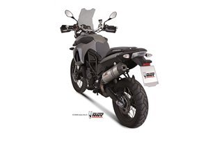 Silencer Exhaust Mivv Oval Titanium With Carbon Cup Bmw F 800 Gs 2008 - 2017