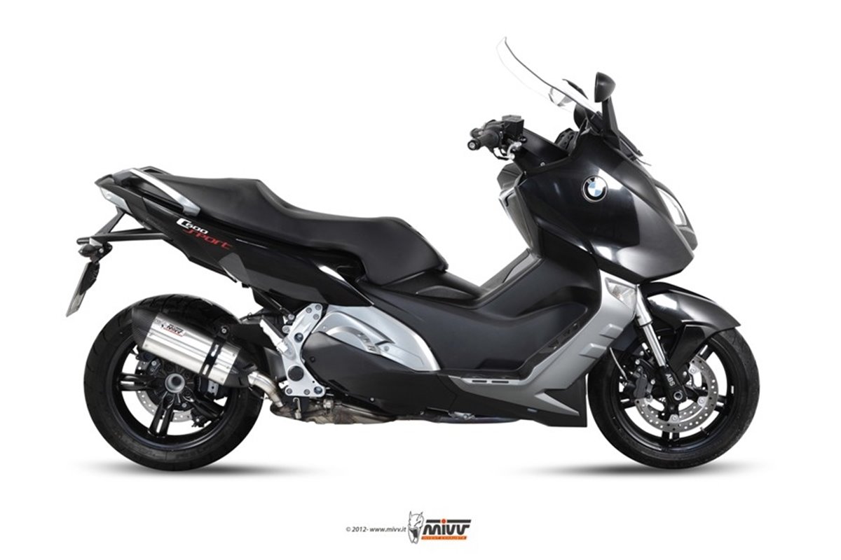 Schalldämpfer Escape Mivv Suono Edelstahl Bmw C 600 Sport 2012 - 2015