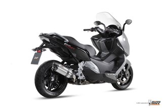 Schalldämpfer Escape Mivv Suono Edelstahl Bmw C 600 Sport 2012 - 2015