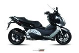 Schalldämpfer Escape Mivv Suono Schwarz Schwarz Edelstahl Bmw C 600 Sport 2012 - 2015